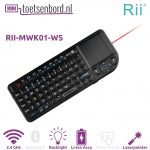 Rii Mini X1 v3 toetsenbord met backlight & laser pointer (RII-MWK01v3)