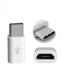 Micro USB female naar USB C male adapter verloopstekker