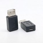 Micro-USB (female) naar USB A (male) adapter verloopstekker