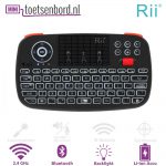 Rii I4 Dual Mode mini toetsenbord - 2.4G & Bluetooth (RT726)