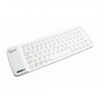 Gembird Bluetooth Oprolbaar toetsenbord - Waterdicht toetsenbord - Stofdicht - Zuurbestendig - QWERTY/US - Wit - KB-BTF1-W-US - Draadloos